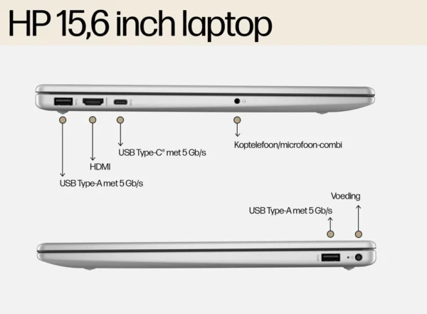 HP 15.6" Laptop - 15-fc0651nd - Afbeelding 3